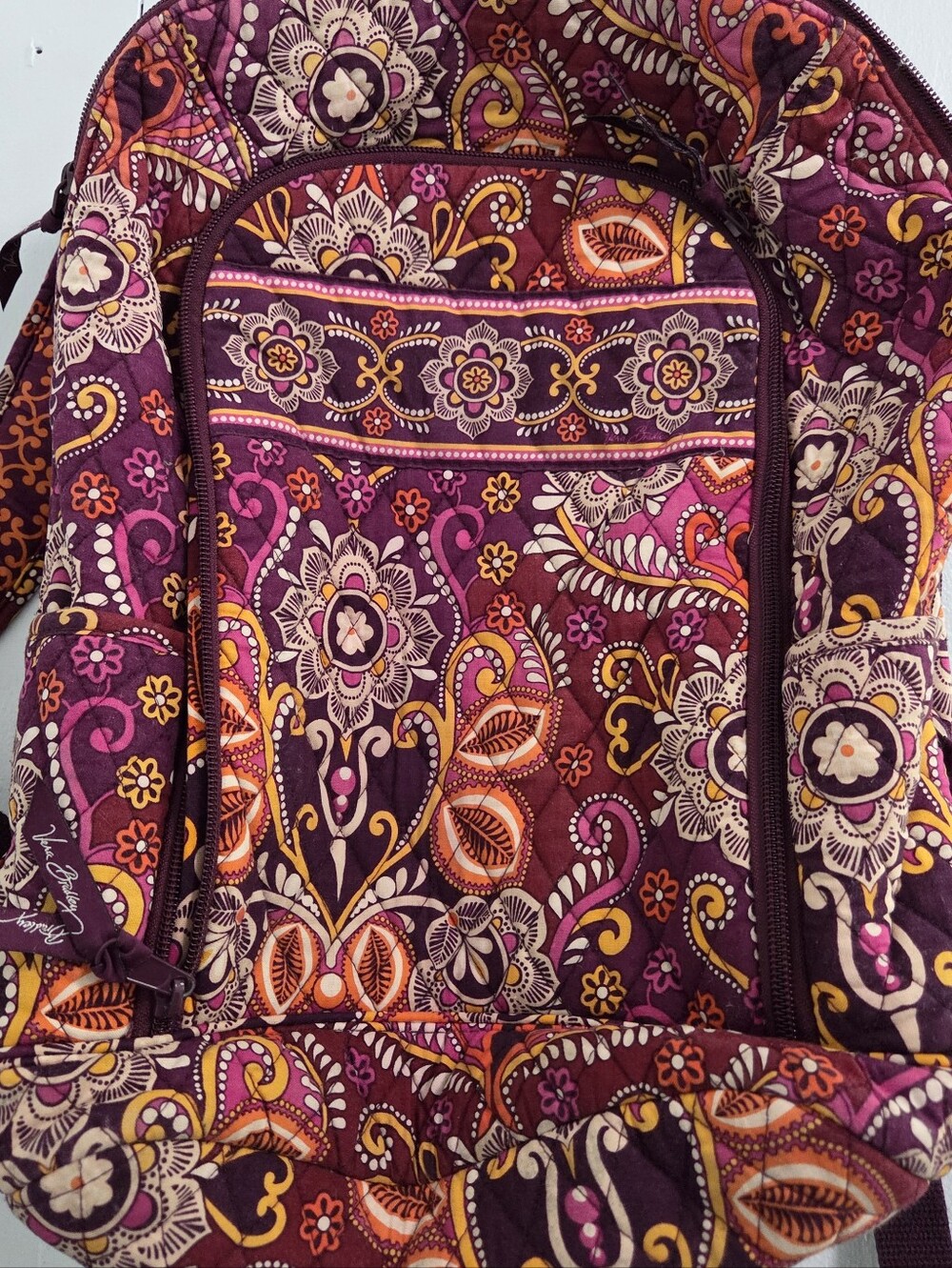 Vera Bradley Backpack With Built In Computer Compartment